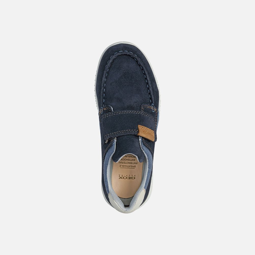 Mocassin Geox Snake.2 - Bleu Marine - Garcon 123579-UBA